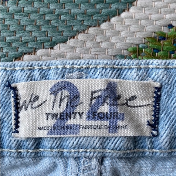 FREE PEOPLE Deconstructed Denim Skirt - Picture 4 of 5